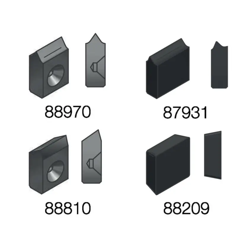 Röhm Hartmetall-Mitnehmer-Platten, Größe 6x3,2, Rechts- oder Linkslauf - 088810 Saisonangebot
