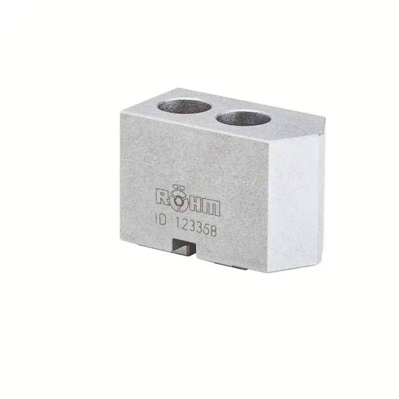 Röhm Aufsatzbacken Größe 85, 3-Backen-Satz, härtbar Kreuzversatz, 120° angeschrägt - 119459 Top-Seller