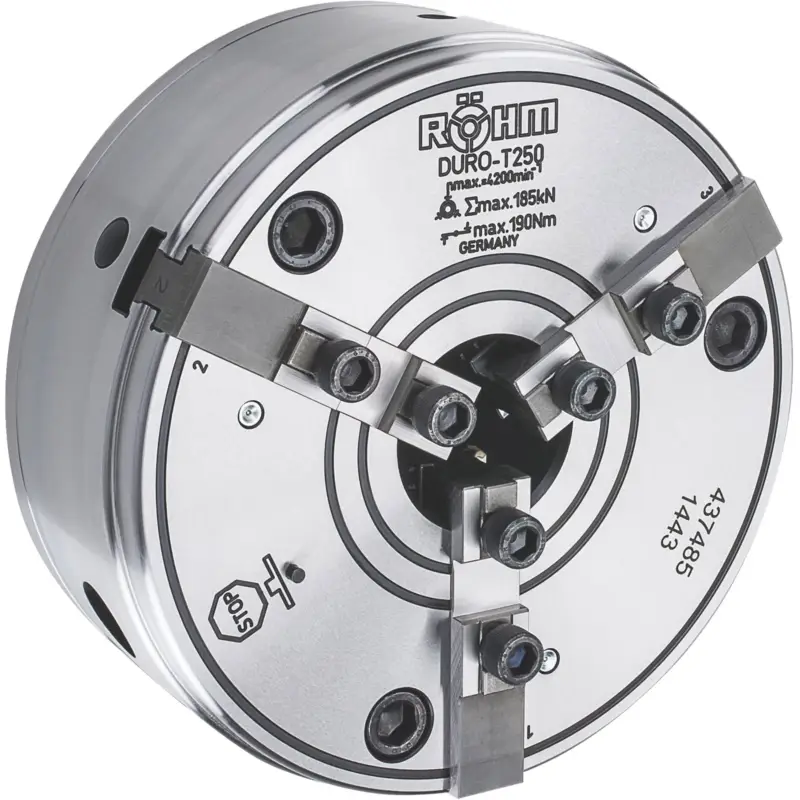Neue Ware Röhm DURO-T 315, 3-Backen, Zylindrische Zentrieraufnahme, Grundbacken - 437486