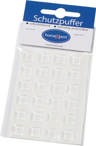 Preisreduziert Schutzpuffer Clear 12,7mm Ku.transp.Quadrat selbstkl. - 563127