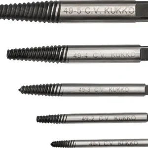 Kukko Schraubenausdrehersatz 6tlg. für Schrauben M3-M24 - 49-B Echt