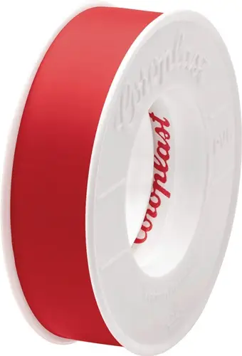 COROPLAST Elektroisolierband 302 rot 10 m x 15 mm Rolle - 1646 Echt