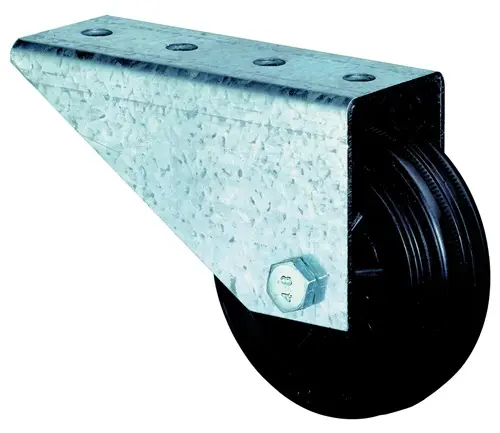 BS Rollen Torbockrolle D.80mm Trgf.50kg m.Platte Gum - E31.080 Billig