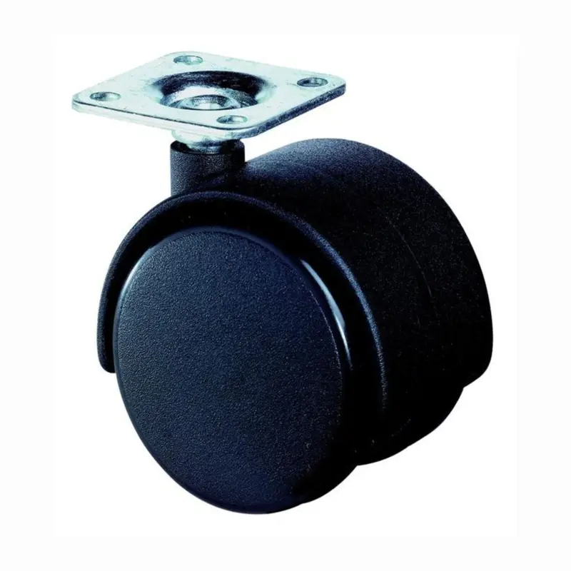 Preisreduziert BS Rollen Kunststoffdoppelrolle hart Rad-Ø 40 mm 30 kg - F75.040.PL