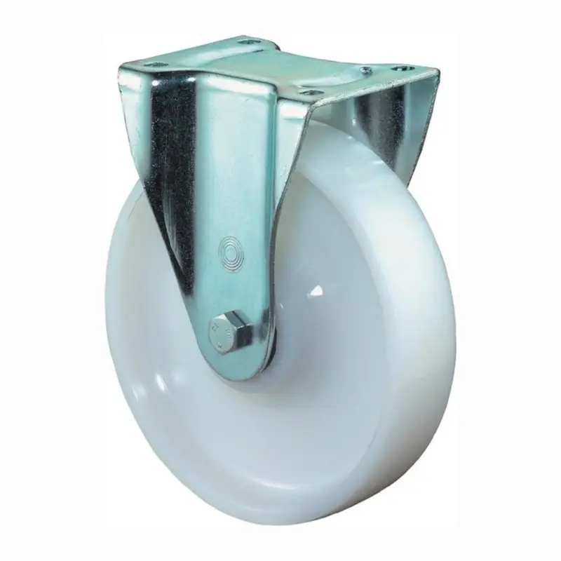 BS Rollen Schwerlast-Bockrolle mit Anschraubplatte Kunststoff Kugellager 150 mm 700 kg - L610.B15.150 Aktuell