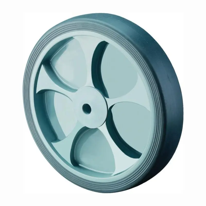 Beliebt BS Rollen Ersatzrad Gummi grau Rollenlager Ø 200 mm 220 kg - B44.201