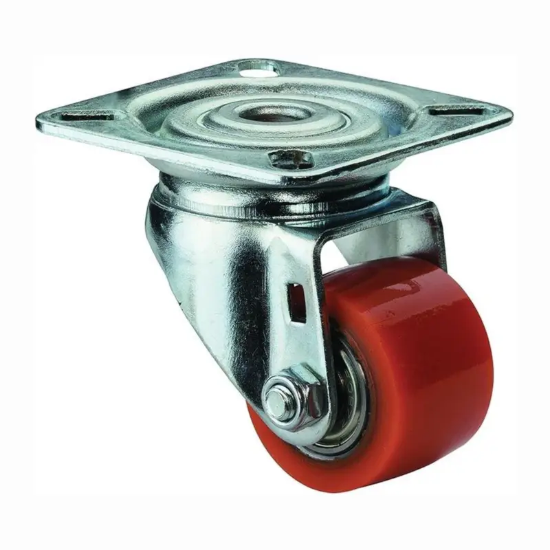 Jetzt Kaufen BS Rollen Lenkrolle mit Anschraubplatte Polyurethan Kugellager 50 mm 120 kg - A600.C10.050