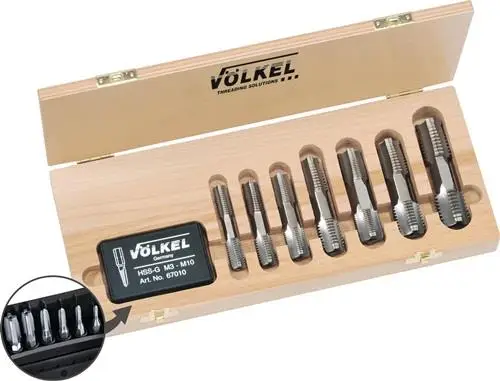 VÖLKEL Handgewindebohrersatz HexTap M3-M20 - 48601 Wochenendangebot