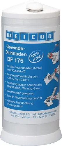 WEICON Gewindedichtfaden DF 175 175m Spenderdose - 30010175 Sonderaktion