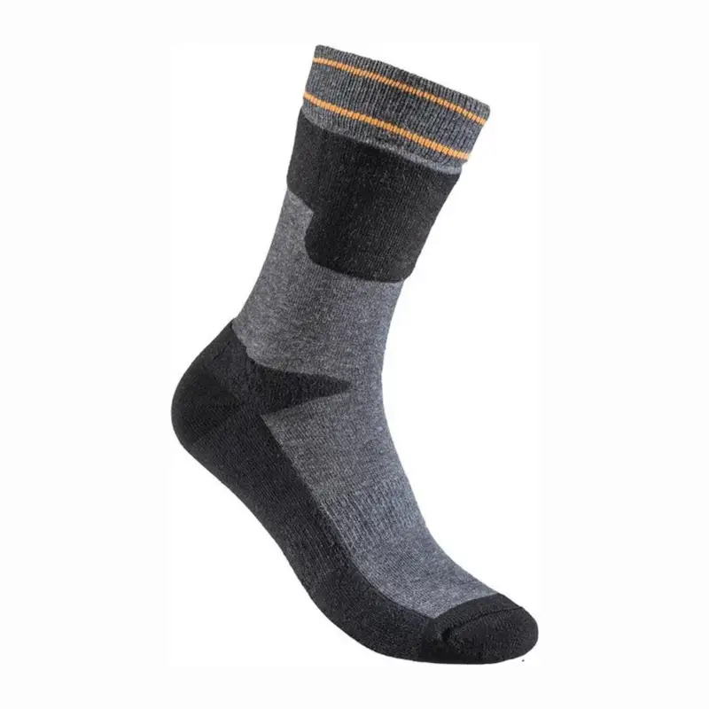 FELDTMANN Funktionssocke Dibbersen Größe 43-46 schwarz / grau - 3623-43S Sonderangebot