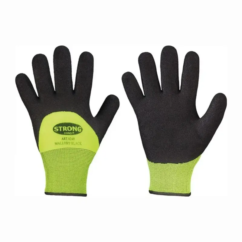 STRONGHAND Kälteschutzhandschuhe Mallory / Black schwarz / gelb EN 388 EN 511 PSA II Gr. 11 - 0249-11H Nur Für Kurze Zeit