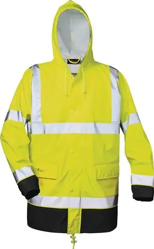Neu Im Sortiment NORWAY Warnschutz PU Regenjacke Manfred Größe XL - 2360-3