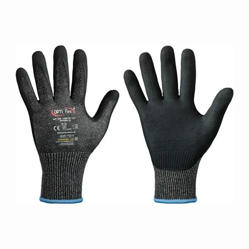 OPTIFLEX Schnittschutzhandschuh Comfort Cut schwarz meliert / schwarz Gr. 9 - 0838-09H Highlight