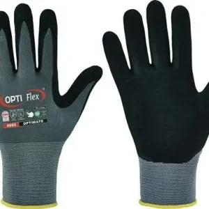 OPTIFLEX Handschuh OPTIMATE grau / schwarz EN 420 / EN 388 PSA II Gr. 12 - 0680-12H Top-Angebot