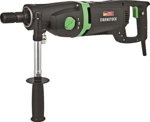 EIBENSTOCK Nass-/Trockenkernbohrmaschine ETN 162/3 Beton 82-162/Mauerwerk 122-202mm 2200 W - 03E31000 Ausverkauf
