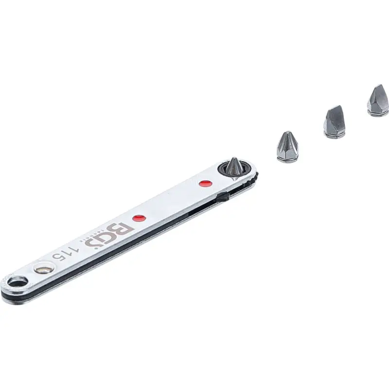 BGS Spezial-Bitknarre ultra dünn Abtrieb Innensechskant 6,3 mm (1/4") inkl. 4 Spezial-Bits - 115 Angebot