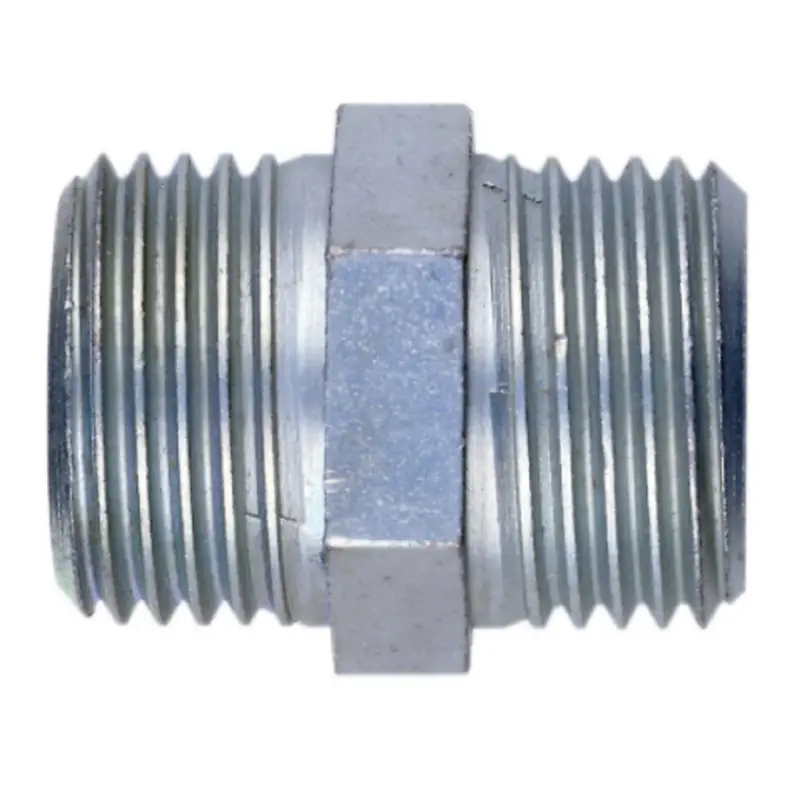 Billig Schneider Doppelnippel DN-St-G1/4a x G1/4a DGKE770256 Stahl verzinkt Innenkonus