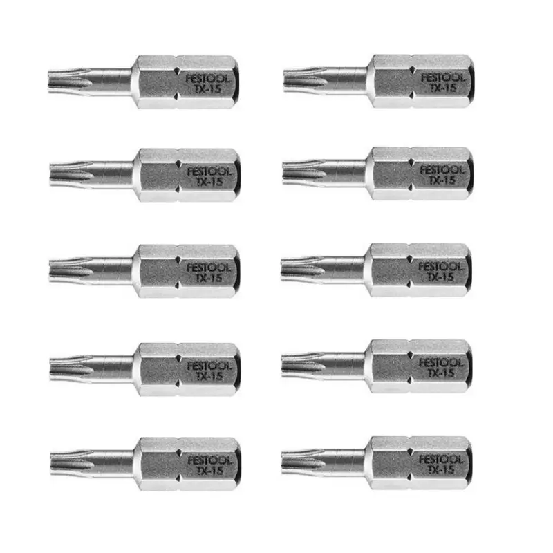 Expressversand Festool Bit Torx TX 15 25mm 10 Stück Akkuschrauber 490505