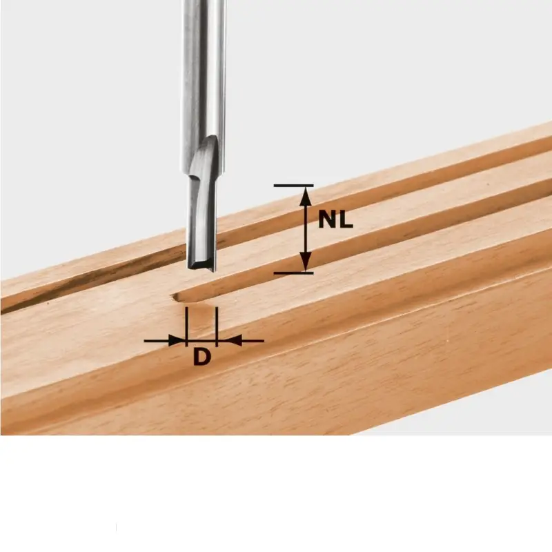Geprüft FESTOOL Nutfräser HW Schaft 8 mm HW S8 D3/6 Nr. 490952
