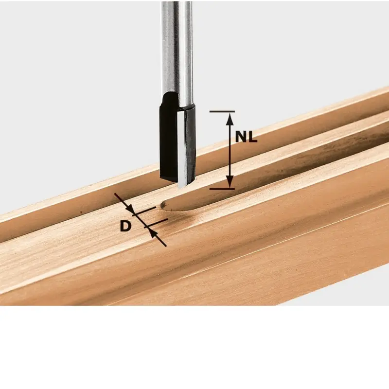 FESTOOL Nutfräser Oberfräse Fräser Bohren HW Schaft 8mm HW S8 D25/20 490975 Wochenendangebot