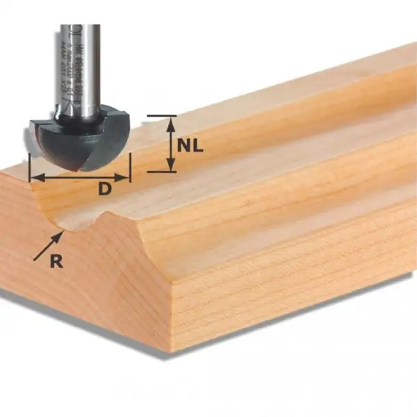 Günstig FESTOOL Hohlkehlfräser HW Schaft 8 mm HW S8 R6,35 Nr. 490984