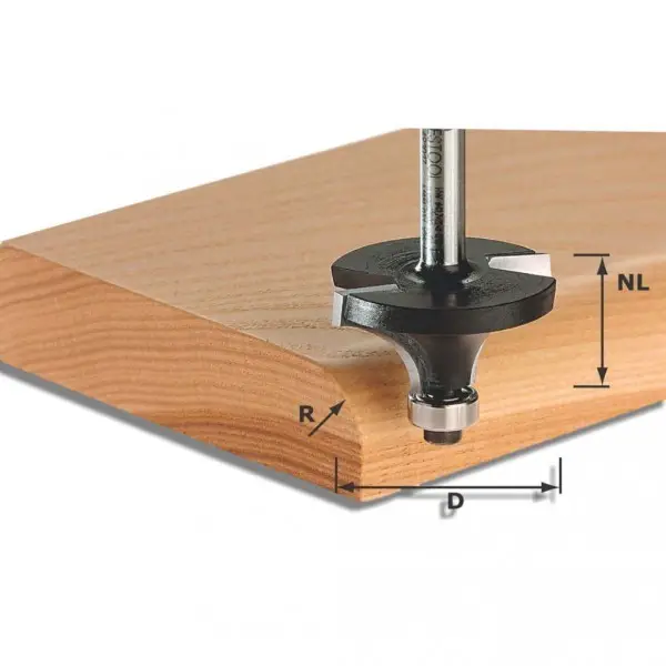 Heißes Angebot FESTOOL Abrundfräser 491011 HW Schaft 8 mm HW S8 D20,7/R4 KL Fräser