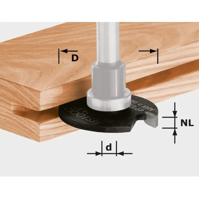 Jetzt Bestellen Festool HW Scheibennutfräser Ø 40 mm NL 5 mm Bohrung 6 mm Frässpindel 491060