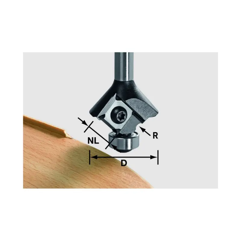 Festool Wendeplatten-Abrundfräser HW S8 HW R1 D28 KL12,7 OFK 499811 Heißes Angebot