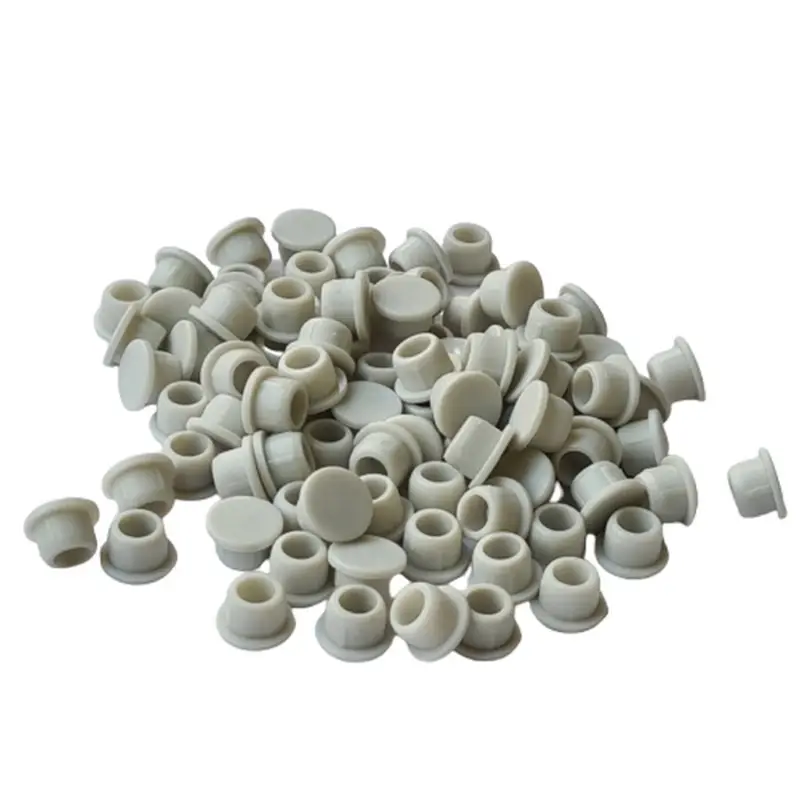 Lamello Clamex Abdeckkappen lichtgrau RAL 7035 100 Stk für 90° Bohrungen 335286 Billig