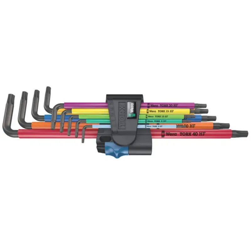 Wera Winkelschlüsselsatz 967/9 TX XL Multicolour HF 1 Schraubendreher TORX Sonderangebot