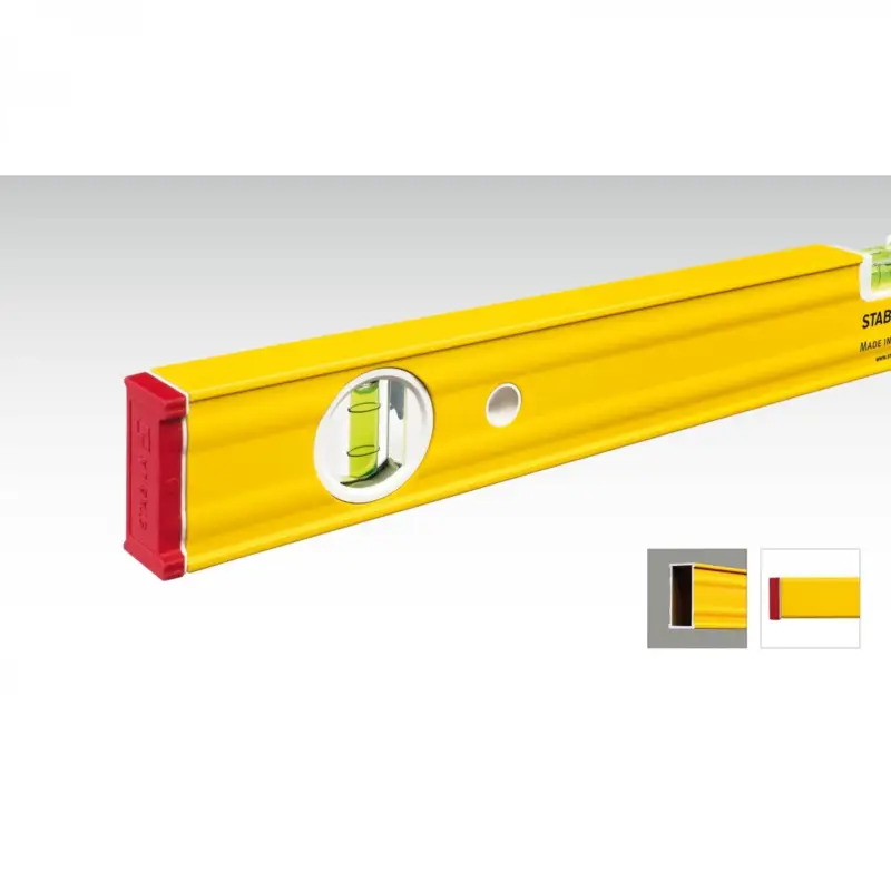 Stabila Wasserwaage Leichtmetall Type 80AS 100cm Aluminium Rechteckprofil 19168 Neue Kollektion