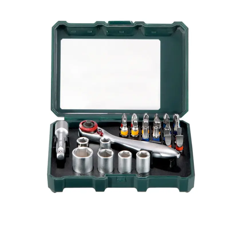 Neue Kollektion Metabo Bit Box und Ratschenset 26-teilig "SP" S 2-Bits 626701000