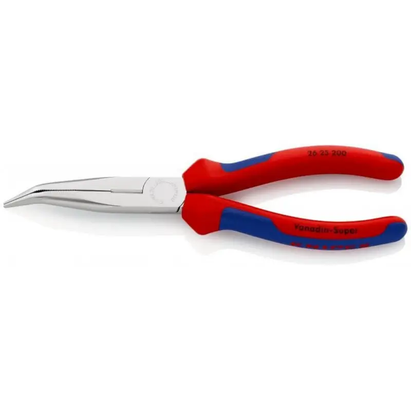 Direktkauf Knipex Flachrundzange mit Schneide 2625200 Storchschnabelzange formstabil
