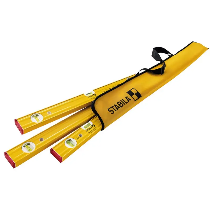 Super-Preis Stabila Leichtmetallwasserwaage 80 AS Pro Set 19714 120cm 60cm 30cm Tasche