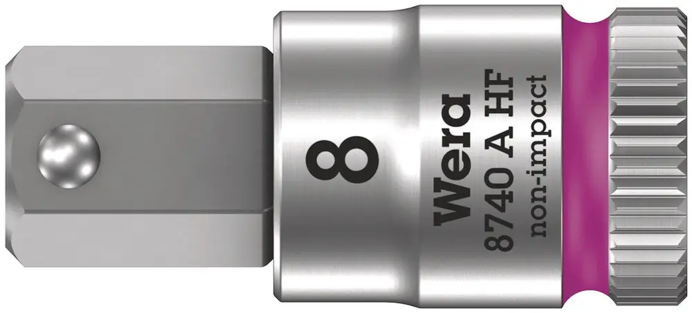 Wera 8740 A HF Zyklop Bitnuss 1/4"-Antrieb Innensechskantschrauben 8 x 28 mm Preisknaller