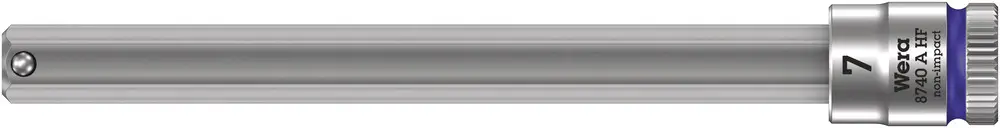 Top-Preis Wera 8740 A HF Zyklop Bitnuss 1/4"-Antrieb Innensechskantschrauben 7 x 100 mm