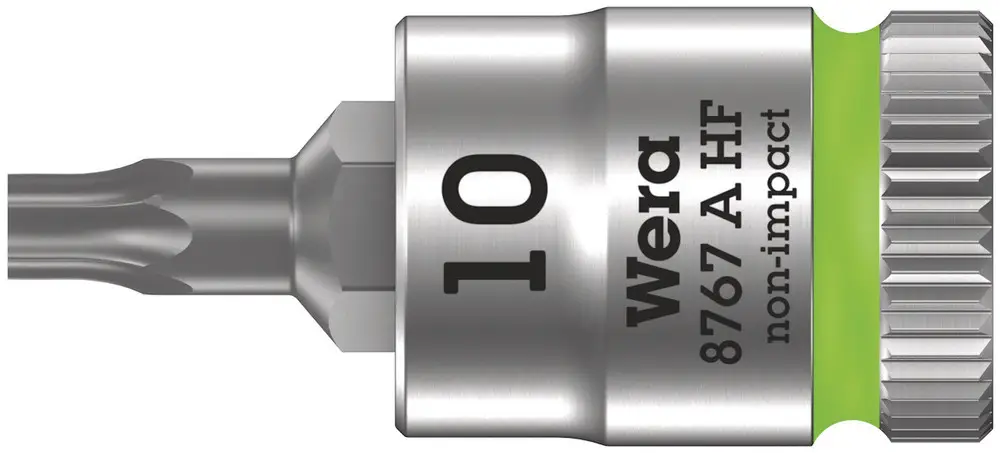 Wera 8767 A HF TORX® Zyklop Bitnuss mit 1/4"-Antrieb TX 10 x 28 mm 05003362001 Geprüft