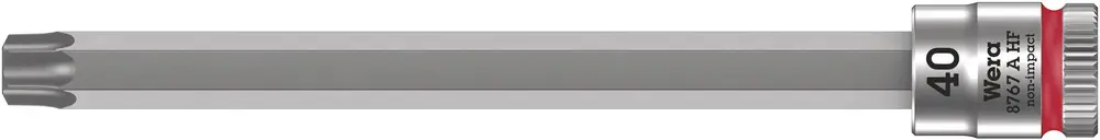 Must-Have Wera 8767 A HF TORX® Zyklop Bitnuss mit 1/4"-Antrieb TX 40 x 100 mm 05003372001