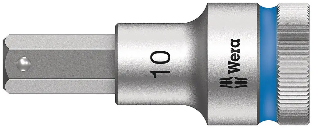 Wera 8740 C HF Zyklop Bitnuss mit 1/2"-Antrieb mit Haltefunktion, 10 x 60 mm Zertifiziert