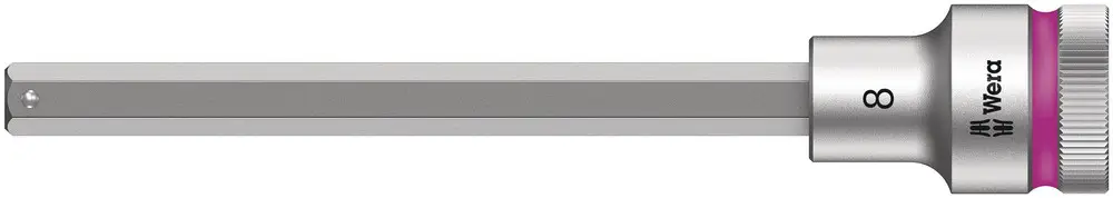 Neu Im Sortiment Wera 8740 C HF Zyklop Bitnuss mit 1/2"-Antrieb mit Haltefunktion, 8 x 140 mm
