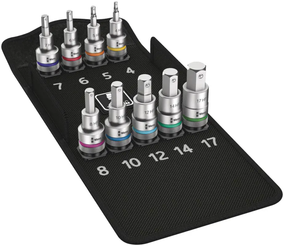 Wera 8740 C HF 1 Zyklop Bitnuss-Satz Innensechskant 9tlg. 05004201001 Markenware