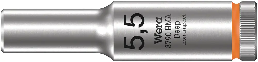 Saisonangebot Wera 8790 HMA Deep Steckschlüsseleinsatz mit 1/4"-Antrieb, 5,5 x 50 mm