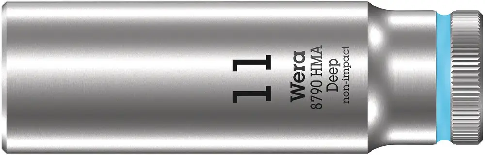 Echt Wera 8790 HMA Deep Steckschlüsseleinsatz mit 1/4"-Antrieb, 11 x 50 mm