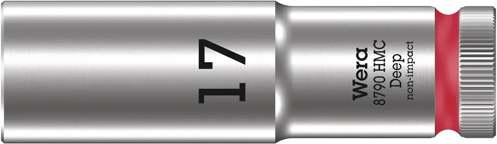 Neue Ware Wera 8790 HMC Deep Steckschlüsseleinsatz mit 1/2"-Antrieb, 17 x 83 mm