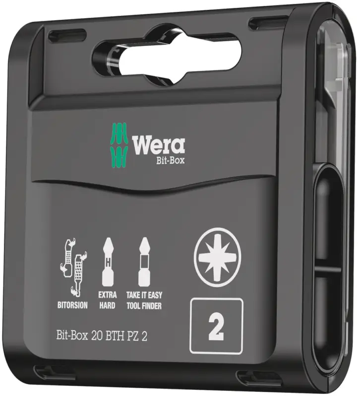 Sale Wera Bit-Box 20 BTH PZ, PZ 2 x 25 mm, 20-teilig 05057762001