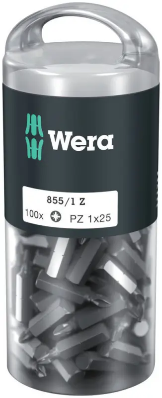 Markenware Wera 855/1 Z DIY 100 Bits, PZ 1 x 25 mm 05072443001