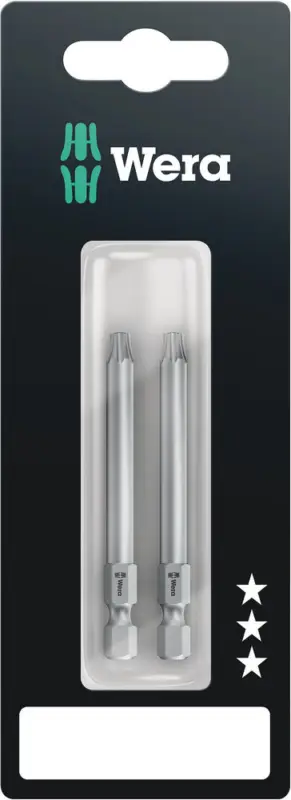 Neue Ware Wera 867/4 Z TORX® BO Bits mit Bohrung SB TX 15 x 70 mm 2-teilig 05073069001