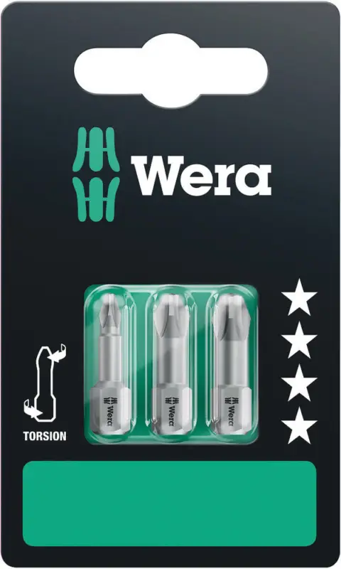 Jetzt Kaufen Wera 851/1 TZ SB Bits, 3-teilig PH 1x25, PH 2x25, PH 3x25 05073326001