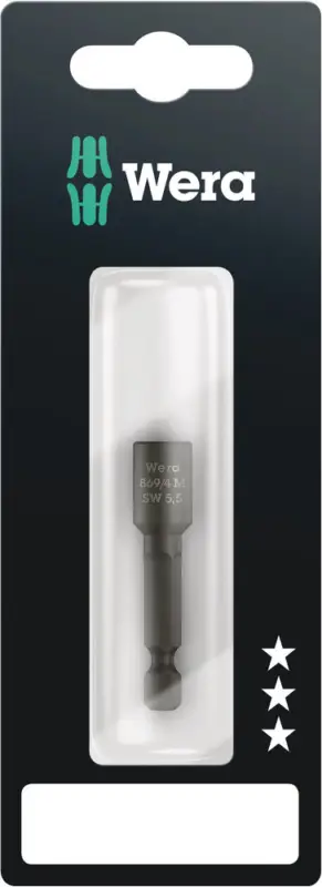 Angebot Wera 869/4 M SB Steckschlüsseleinsätze, magnetisch, 5,5 x 50 mm 05073500001