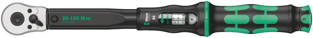 Wera Click-Torque B 2 Drehmomentschlüssel 20-100 Nm 3/8" x 20-100 Nm 05075611001 Rabatt